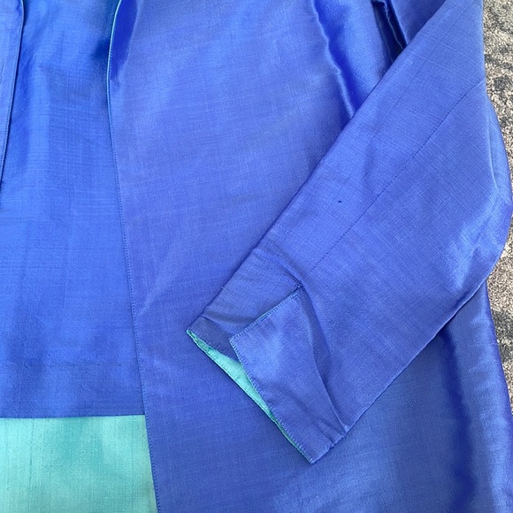 Indo-Chic Silk Dress Top & Jacket - Picture 3 of 12